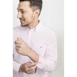 CAMISA SERSUCKER RAYA ROSA