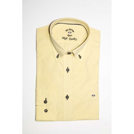 CAMISA POPELIN SPORT AMARILLO