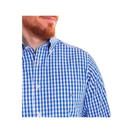 CAMISA CUADRO VICHY AZUL...